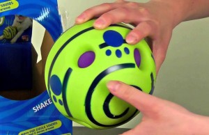 The Wobble Wag Giggle Ball Keeps Your Dog Entertained with Silly Noises