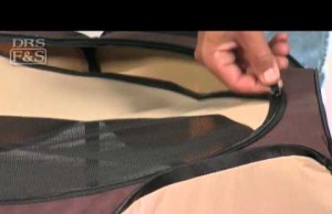 This Octagon Pet Pen Folds Flat and is Great for Traveling