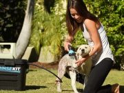 RinseKit Allows You To Easily Bathe Your Dog Outside RinseKit Allows You To Easily Bathe Your Dog Outside