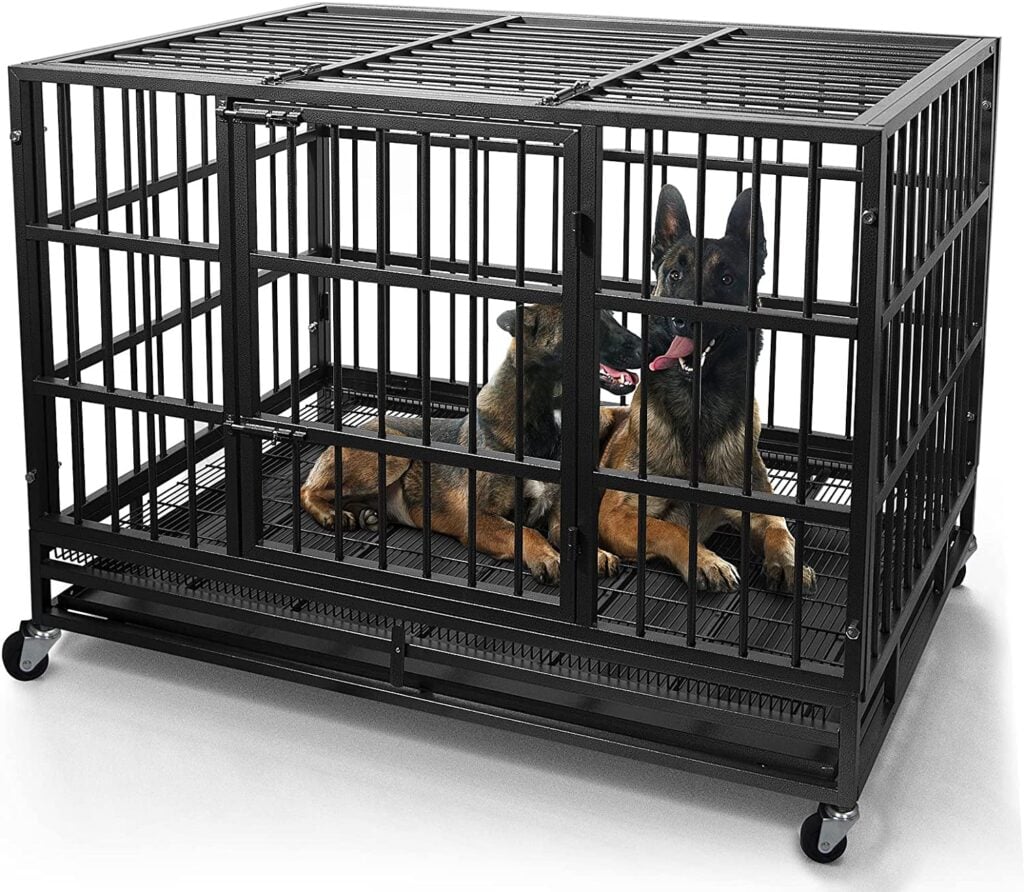 Beautiful view of Heavy Duty Dog Crate With Great Ventilation