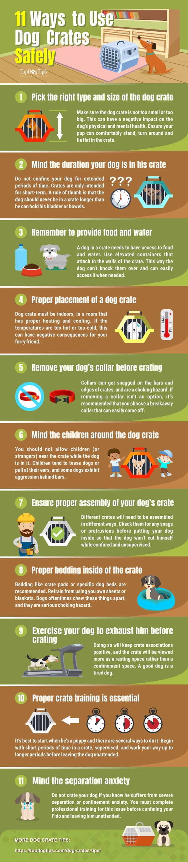 11 Dog Crate Safety Tips [Infographic] – Top Dog Tips