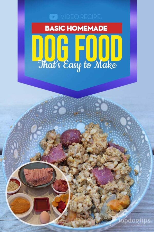 Basic Homemade Dog Food Recipe (Video and StepbyStep Instructions)