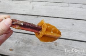 Recipe: Bully Stick Doggy Pupsicles with Blueberries & Apples Bully Stick Doggy Pupsicles