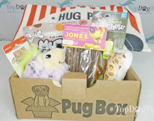 Review: Pug Box Dog Subscription Box Pug Box Dog Subscription Box Review