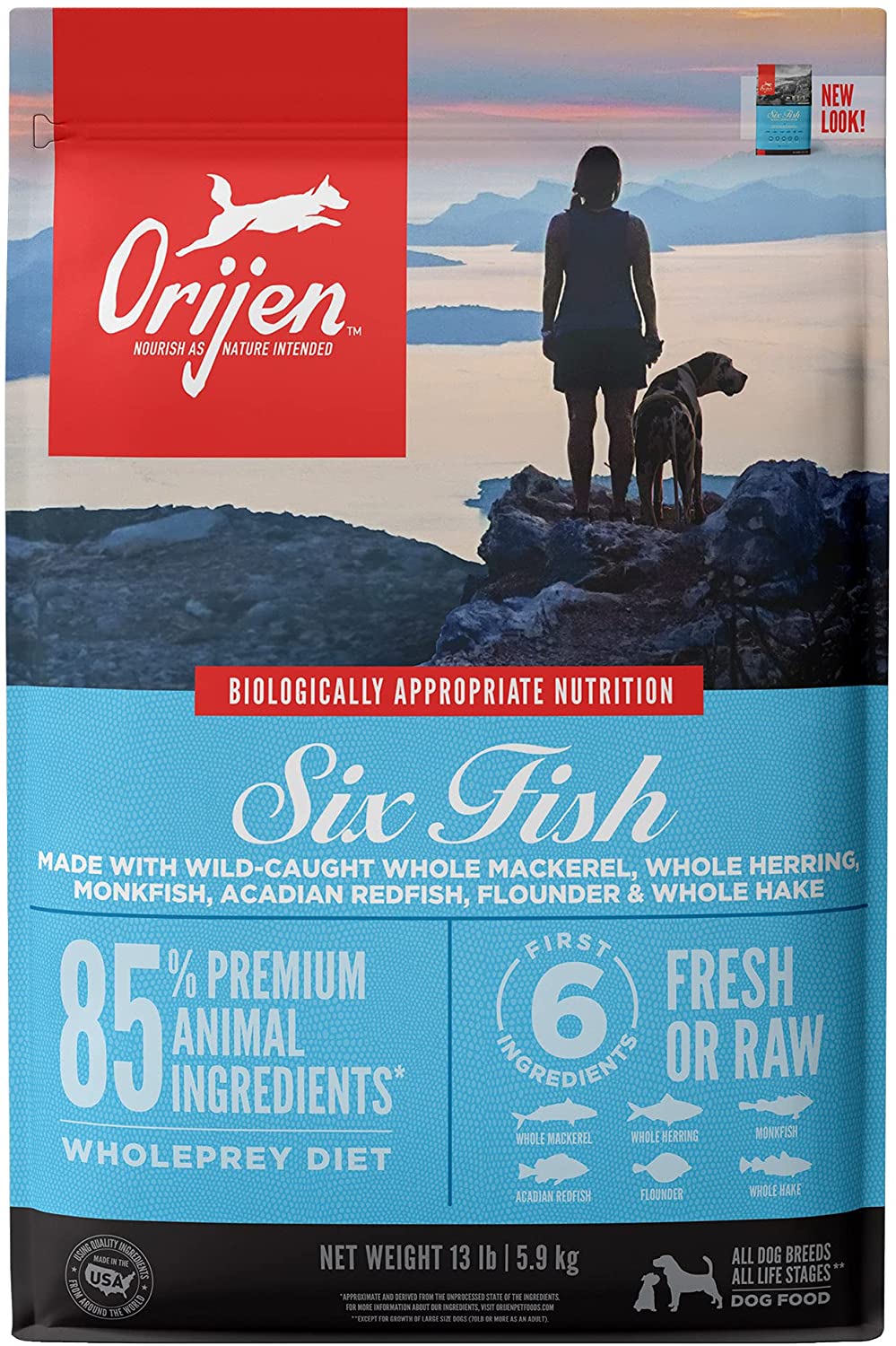 ORIJEN Dog Six Fish Recipe best protein dog food