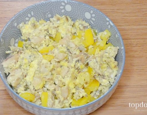 Recipe: Fish and Veggie Omelet for Dogs Veggie Omelet for Dogs