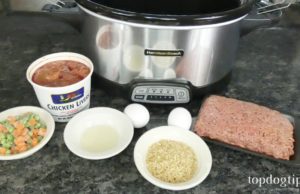 Easy Basic Dog Food Recipe with Beef and Chicken Liver Basic Dog Food Recipe recipe image
