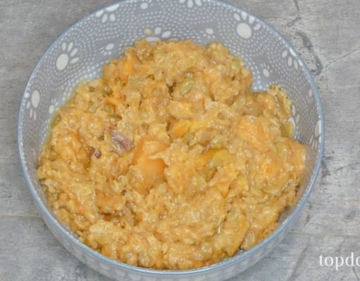 Recipe: Meatless Homemade Dog Food with Peanut Butter meatless homemade dog food