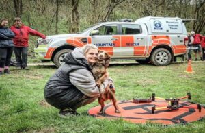 Injured Dog Rescued After Falling a 100ft Cliff Edge dog rescued after cliff fall