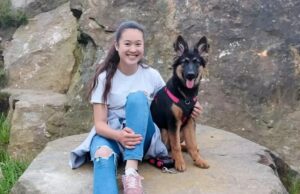 Service Dog Saves Owner From House Fire by Licking Her Face service dog saves owner from house fire by licking her face