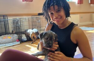 New Yoga Classes Mix Puppies And Workouts Teckels Animal Sanctuary New Yoga Classes Mix Puppies And Workouts Image By: Video Journalist Dan Ayers BBC