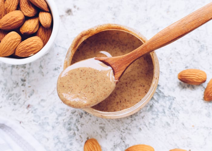 Mantequilla de almendras para perros