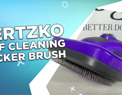 Review: Hertzko Slicker Brush (Self Cleaning) Hertzko Self Cleaning Slicker Brush