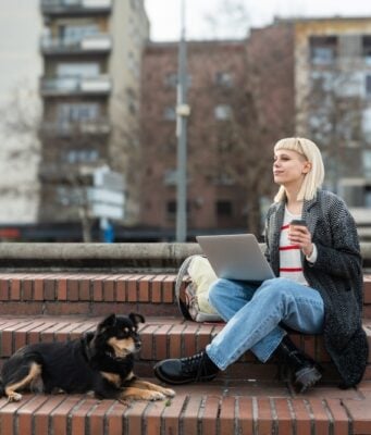 How to be a Digital Nomad With a Dog Digital Nomad with a Dog Featured Image