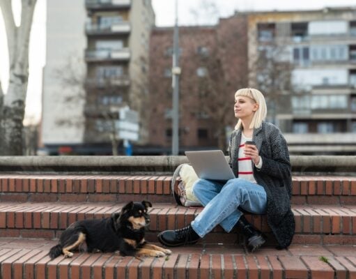 How to be a Digital Nomad With a Dog Digital Nomad with a Dog Featured Image