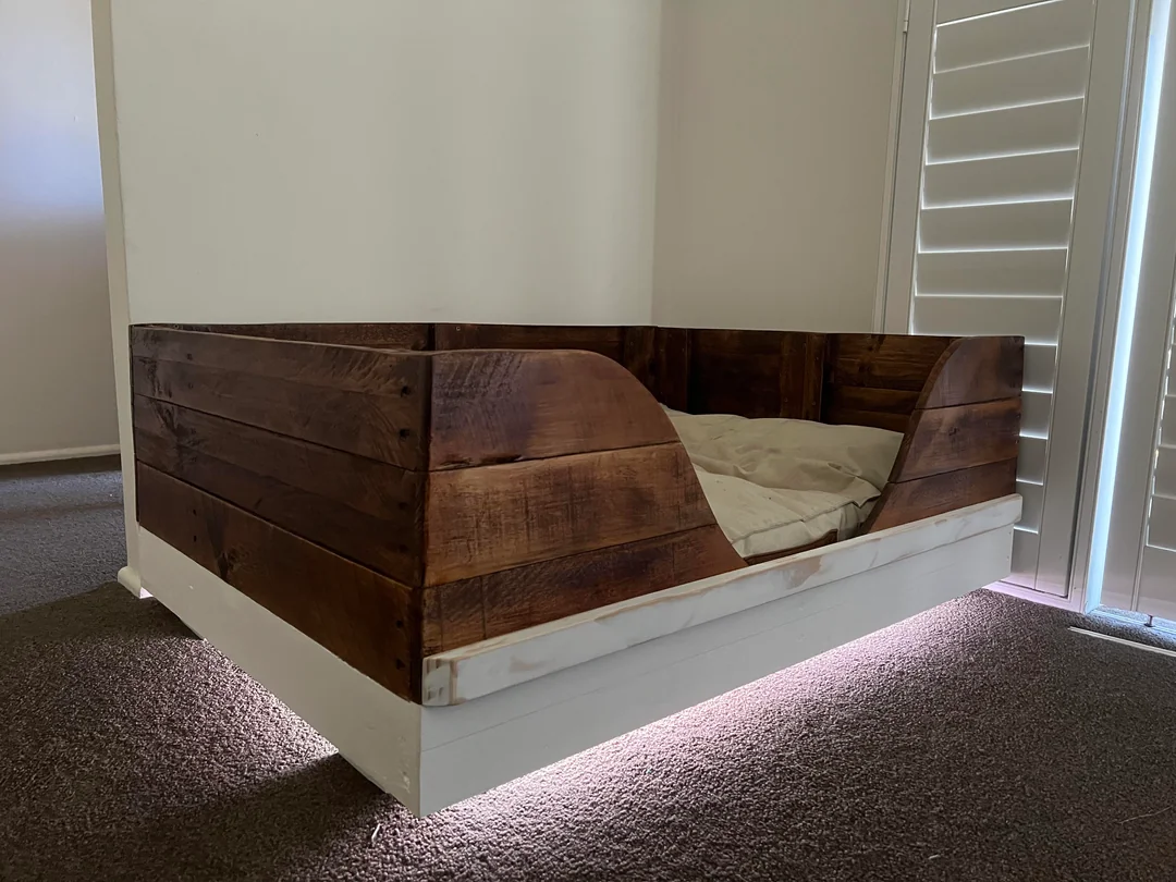 DIY Crate Dog Bed